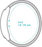 iMoshion Bandje Geschikt voor Oppo Watch 46 mm - iMoshion Siliconen bandje - Donkerblauw