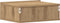 vidaXL - Nachtkastje - zwevend - 40x32x15 - cm - bewerkt - hout - artisanaal - eiken