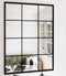 vidaXL - Wandspiegels - 2 - st - 80x60 - cm - metaal - zwart