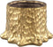 PTMD Inder Ronde Bloempot - 19 x 15 x 14 cm - Keramiek - Goud