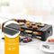DOMO DO9189G - Gourmetstel - 8 Personen - Steengrill en Raclette - Zwart