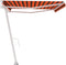 vidaXL - Luifel - vrijstaand - automatisch - 500x300 - cm - oranje - en - bruin
