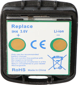 Li-Ion accu geschikt voor DETEWE OPENPHONE IH4, FC4, D4 met 3.7Volt 650mAh met deksel