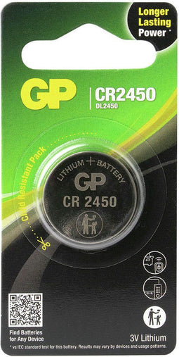 GP CR2450 - Knoopcelbatterij - 610mAh - Aluminium