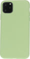 Mobiparts Silicone Cover - iPhone 11 Pro Max - Soft-touch afwerking - Groen