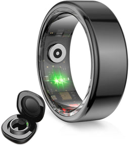 Ksix Saturn - Smartwatch - Afstand Bloeddruk Hartslagsensor Oximeter Slaapmonitor Stappenteller - Zwart