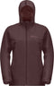 Jack Wolfskin MOONRISE 3IN1 JKT W - Dames Outdoorjas - Waterdicht ademend - red ochre - Maat L