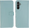 Selencia Samsung Galaxy A15 - Echt Lederen Bookcase - 3 Pashouders - Air Blue
