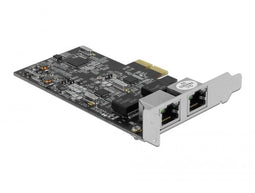 Delock PCI Express x2 Card - 2x RJ45 2.5 Gigabit LAN RTL8125