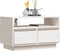 vidaXL - Tv-meubel - 60x35x37 - cm - massief - grenenhout - wit