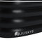 Juskys Opblaasbaar ligbad L - PVC - 400 L - Zwart/Wit
