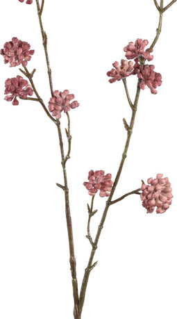 PTMD Garden Flower Sedum Kunsttak - 42 x 14 x 78 cm - Paars