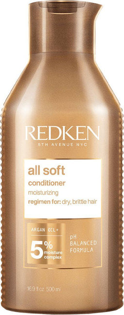 Redken All Soft Conditioner – Hydrateert en verzorgt droog en broos haar – 500 ml