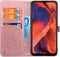 iMoshion Hoesje Geschikt voor Oppo A73 (5G) Hoesje Met Pasjeshouder - iMoshion Mandala Bookcase - Rosé Goud