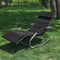 Sobuy OGS28 - Schommelstoel - Ergonomisch - 143×57×85 cm - zwart