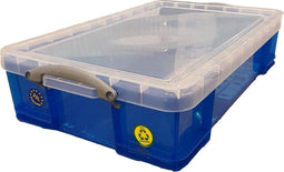 Opbergbox ru 33ltr 710x440x165mm transp blauw | Krimp a 1 stuk