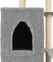 vidaXL - Kattenmeubel - met - sisal - krabpalen - 97 - cm - lichtgrijs