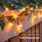 Solar Lichtgordijn, 1m×1m 100LED Kerstverlichting voor Binnen en Buiten, 8 Standen, IP65 Waterdicht