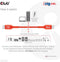 Club 3D - USB2 Type-C Bi-Directional Cable - Data 480Mb PD 240W (48V/5A) EPR M/M 2m Rood