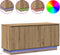 vidaXL - TV-kast - Artisan - Eik - 100x38x49 - cm - Gelaagd - Hout