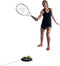 Pure2Improve Tennistrainer - Inclusief 2 tennisballen - 15m koord - Zwart (2 stuks)