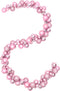 vidaXL - Kerstslinger - ballen - 175 - cm - polystyreen - roze