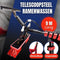 Aqualitá® Telescoopsteel Ramenwassen 9M - Telescopisch - Zeepdispenser - 360 graden draaibaar
