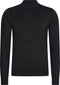 Mario Russo Turtle Neck - Coltrui Heren - 80% Viscose - Zwart (L)