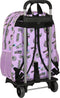 Schoolrugzak met Wielen Monster High Best boos Lila 33 x 42 x 14 cm