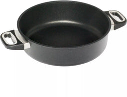 AMT Gastroguss Braadpan 28 cm - Handgegoten Aluminium - PFOA-vrije Antiaanbaklaag - Geschikt voor Inductie
