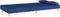 vidaXL - Slaapbank - 2-zits - met - 2 - kussens - stof - blauw