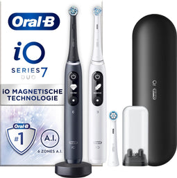 Oral-B iO Series 7 - Elektrische tandenborstel - A.I. Poetsapp - Inclusief reisetui