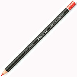 Potloden Staedtler Lumocolor Permanent Glasochrom Permanent Rood Hout (12 Stuks)