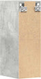 vidaXL - Hangkast - Riga - 20x29,5x60 - cm - bewerkt - hout - betongrijs