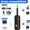 Exclusive by TW - Bluetooth Ontvanger/Zender - BT 5.2 - 3.5MM AUX - Handsfree Bellen - Grijs/zwart
