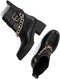 GUESS Parsle - Enkellaars - Goudkleurige details - Zwart