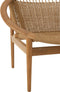 J-Line - Stoel - Fauteuil - Rond Teak Hout Naturel