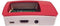 Raspberry Pi 3 - Mini PC - Behuizing Rood/Wit - 71mm x 96mm x 26mm