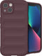 iMoshion Hoesje Geschikt voor iPhone 13 Hoesje Siliconen - iMoshion EasyGrip Backcover - Aubergine