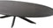 StarFurn Eettafel Brandy Zwart 210cm Ovaal