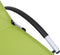 vidaXL - Ligbed - aluminium - en - textileen - groen