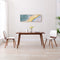 vidaXL - Eetkamerstoelen - 2 - st - kunstleer - wit