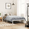 vidaXL - Hoofdbord - 107 - cm - metaal - wit