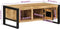 vidaXL - Salontafel - 90x50x36 - cm - massief - ruw - mangohout