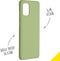 Accezz Samsung Galaxy A71 - Liquid Silicone Backcover - Schokabsorberend - Groen