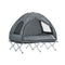 SoBuy OGS32-L-HG - 4-in-1 Camping Tent - Waterdicht Lichtgewicht voor 2 Persoon Grijs