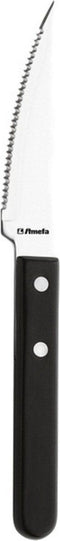 Amefa 12 Stuks | Steakmes | Zwart heft