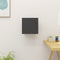 vidaXL - Tv-wandmeubel - 30,5x30x30 - cm - grijs