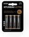 Hyundai Super Alkaline AAA-Batterijen 4 stuks