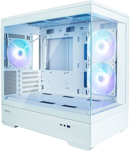 Zalman P30 - Computerbehuizing - Glazen zijpaneel 3x 120 mm ARGB ventilatoren - Wit